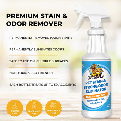 Stain & Odor Eliminator Spray Bottle Options